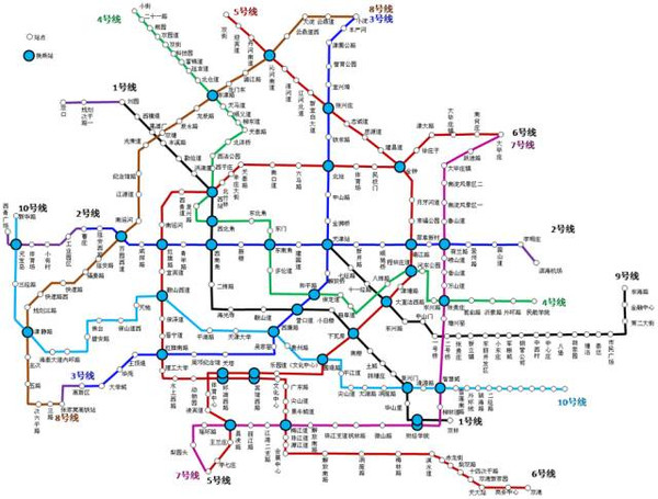 天津地铁新线路图揭示城市脉络新走向