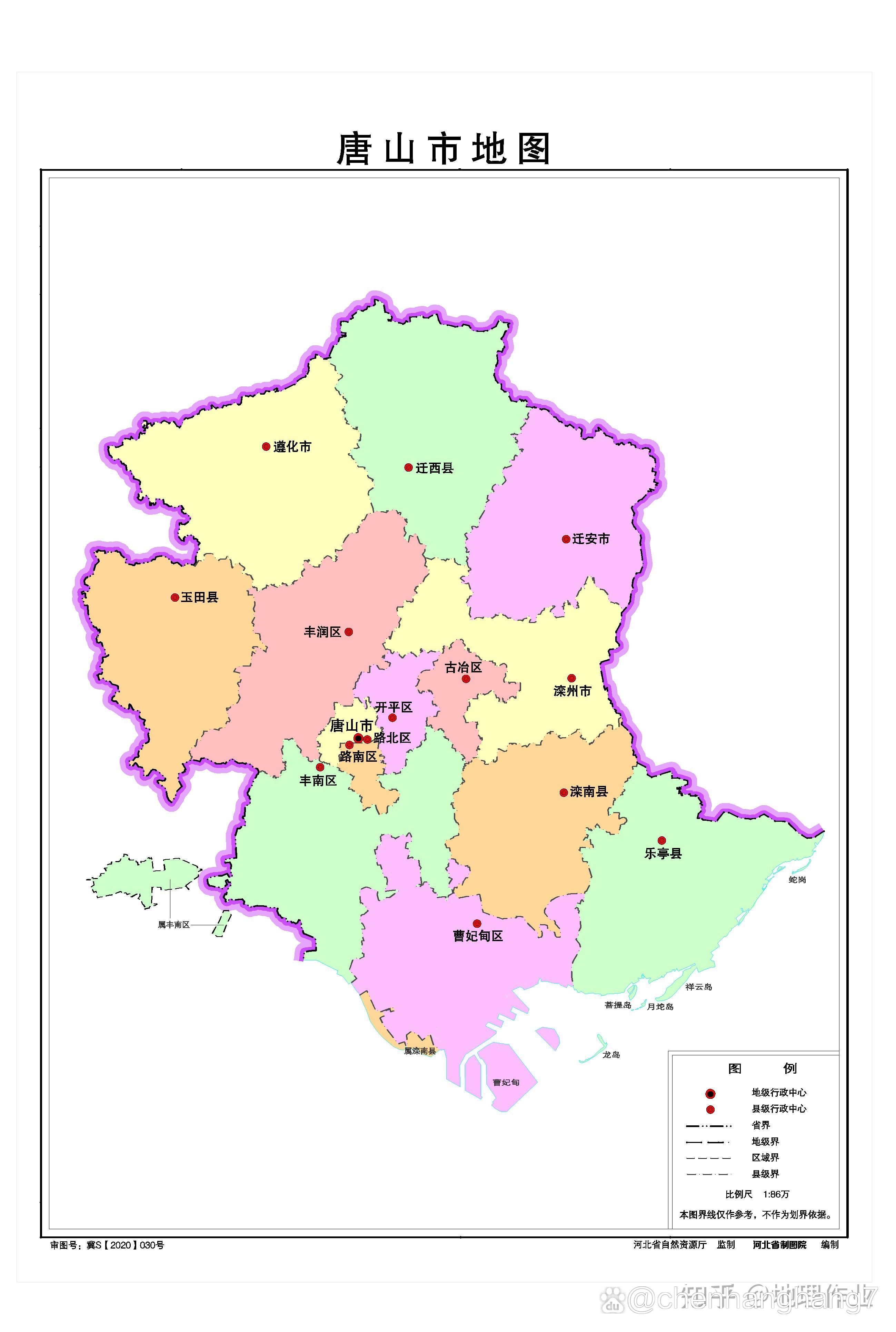 唐山市最新地图揭秘城市脉络与变迁