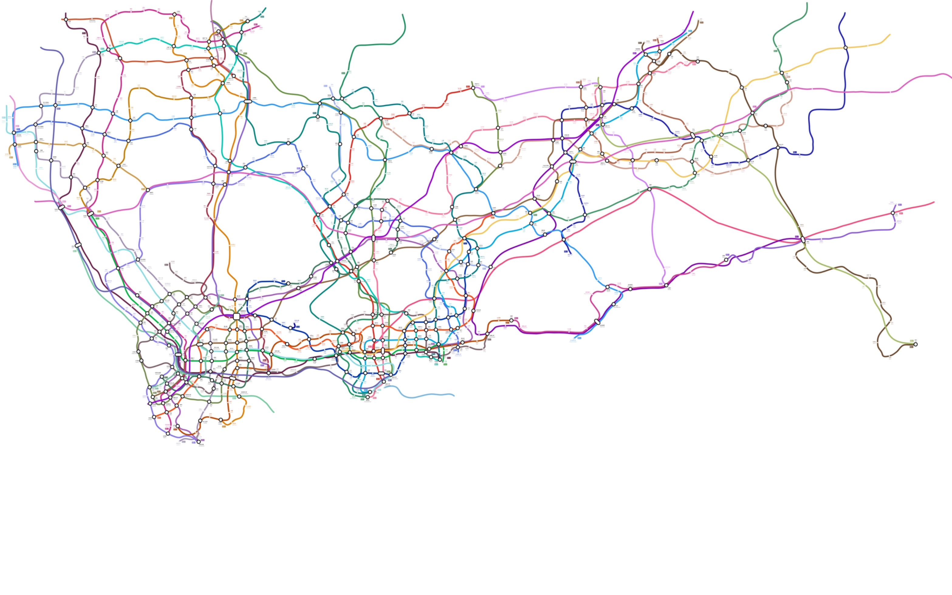 深圳最新地铁规划图揭晓，塑造未来城市交通新篇章