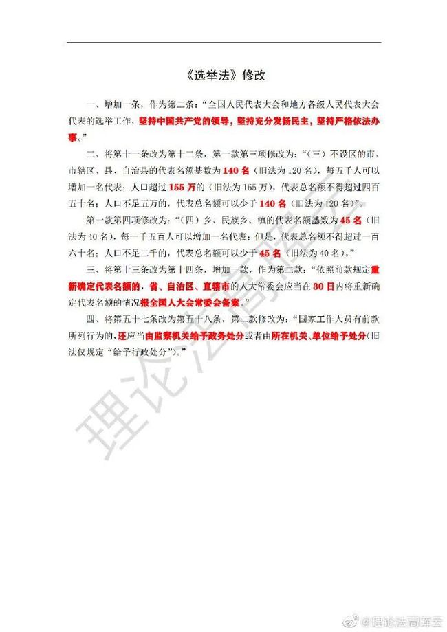 最新选举法全文解读与解析